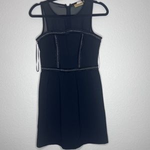 Princess Vera Wang Black Dress with Chain Detail Size 1